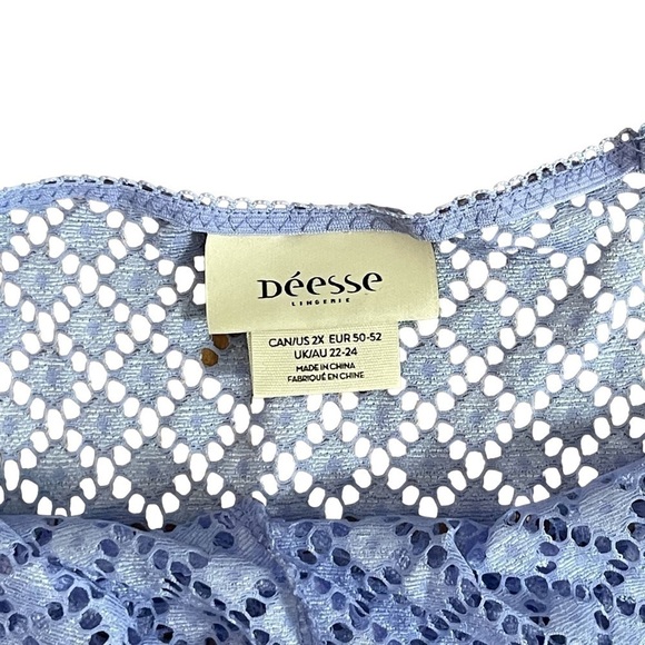 EUC Déesse lace lingerie, sexy, lavender, size 2XLarge - Picture 8 of 10